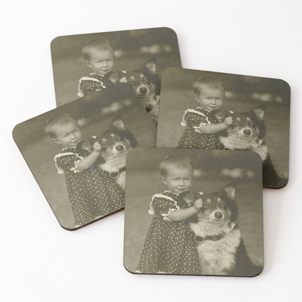 Item preview, Vintage dog cute photo girl Dogs retro pet  designed and sold by Coolstuff4you71.