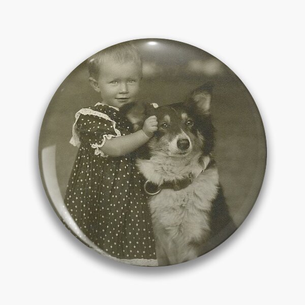 Item preview, Vintage dog cute photo girl Dogs retro pet  designed and sold by Coolstuff4you71.