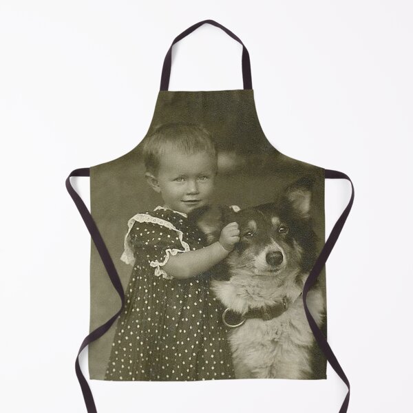 Item preview, Vintage dog cute photo girl Dogs retro pet designed and sold by Coolstuff4you71.