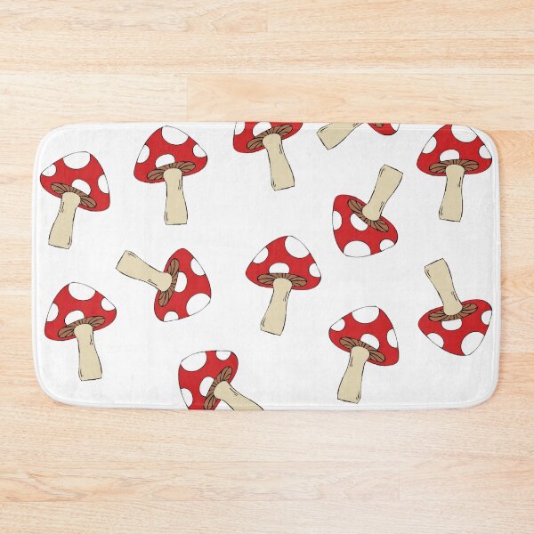 Item preview, Red Mushroom Print designed and sold by banabananaz.
