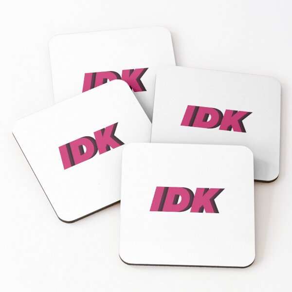 Item preview, IDK I don't Know 3d Vintage Old School Pink Logo designed and sold by PeterPrv.