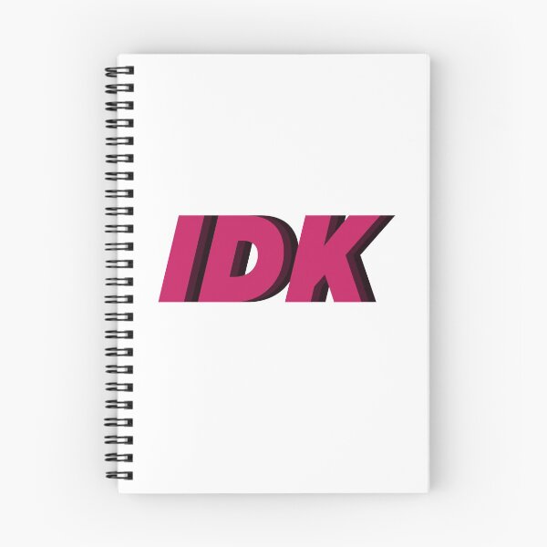 Item preview, IDK I don't Know 3d Vintage Old School Pink Logo designed and sold by PeterPrv.