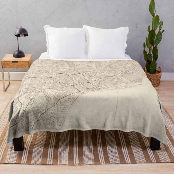 Item preview, Detroit, MI Hexadic Topographical Map Vintage designed and sold by PGHPhotoCo.