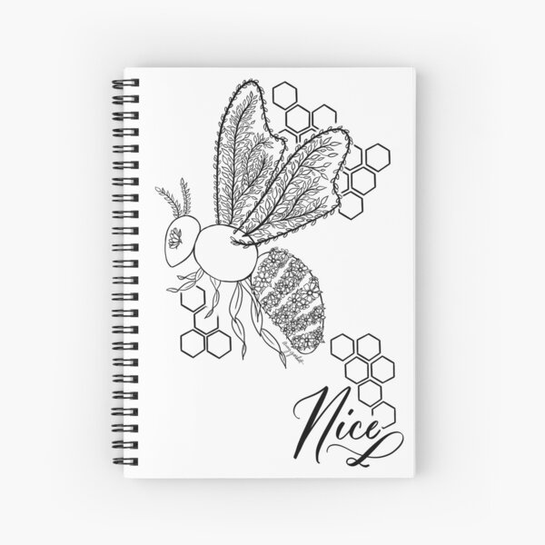 Item preview, Bee Kind Floral Bee - Amy J Garbutt designed and sold by Amy Jane Garbutt.