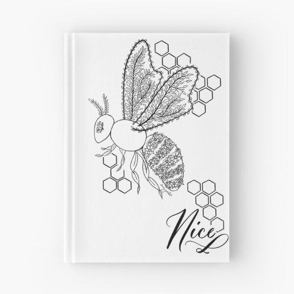 Item preview, Bee Kind Floral Bee - Amy J Garbutt designed and sold by Amy Jane Garbutt.