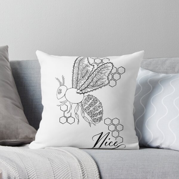 Item preview, Bee Kind Floral Bee - Amy J Garbutt designed and sold by Amy Jane Garbutt.