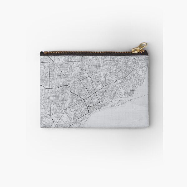 Item preview, Detroit, MI Hexadic Topographical Map Grey designed and sold by PGHPhotoCo.