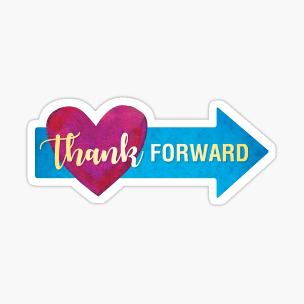 Thank Forward Logo Sticker