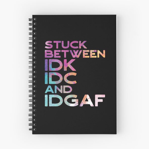 Artikelvorschau, Zwischen IDK IDC und IDGAF stecken entworfen und verkauft von TheMattDesigns.