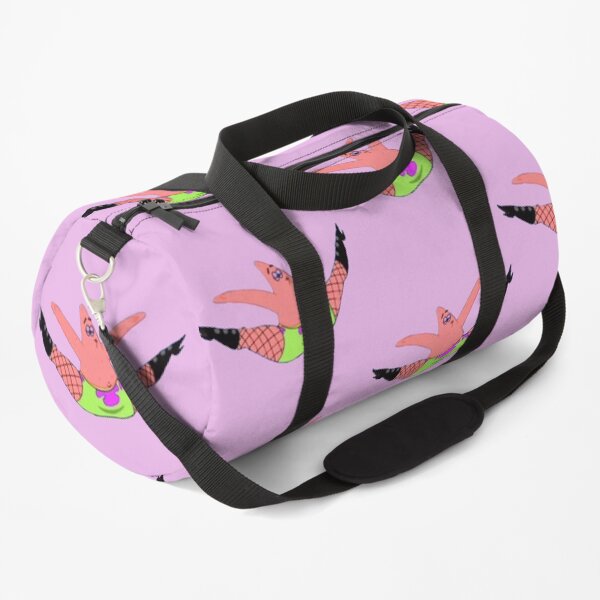 Patrick in fishnet stockings and heels Duffle Bag