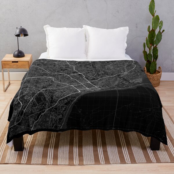 Item preview, Detroit, MI Hexadic Topographical Map Black designed and sold by PGHPhotoCo.
