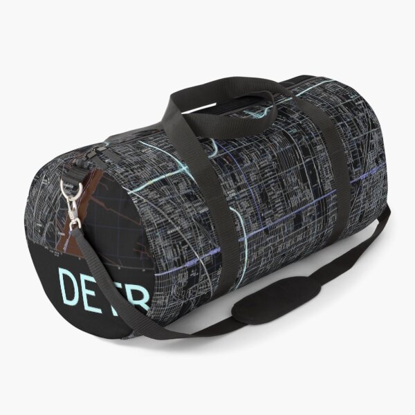 Item preview, Detroit, MI Hexadic Topographical Map Dark designed and sold by PGHPhotoCo.