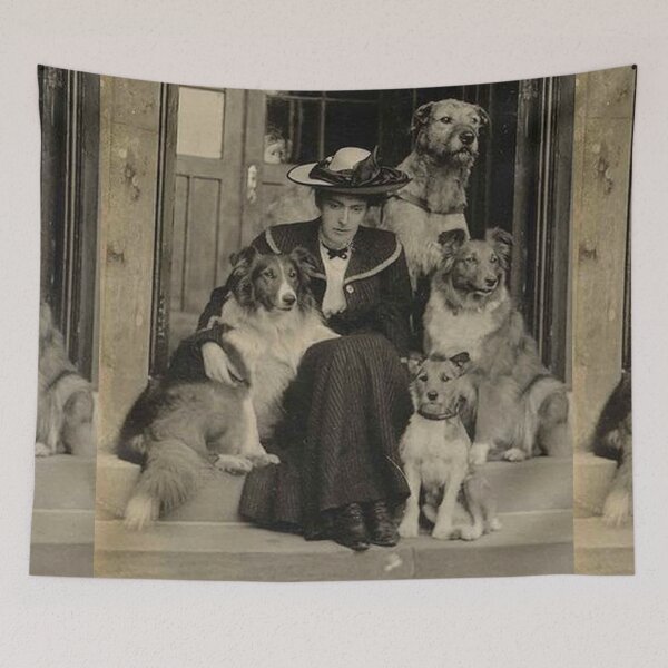 Item preview, Vintage dog horror photo strange woman Dogs retro pet  designed and sold by Coolstuff4you71.