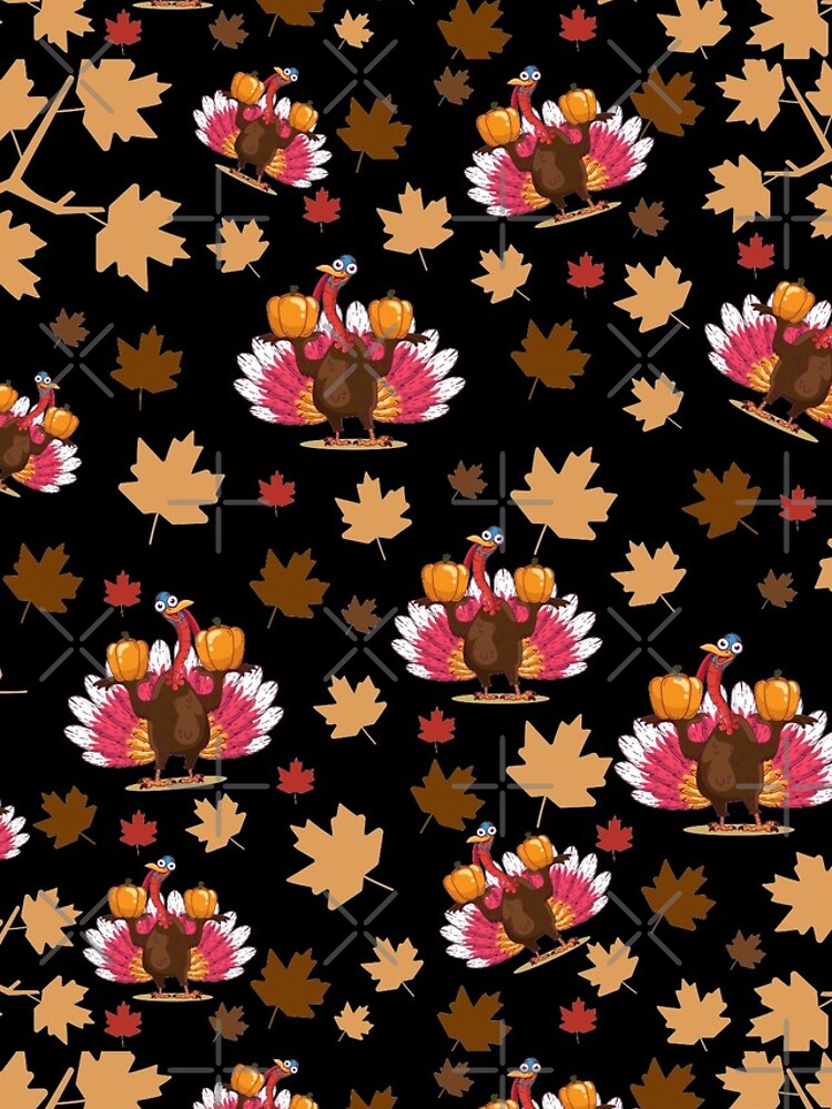 Thumbnail 4 of 4, iPhone Case, Thanksgiving turkey pattern designed and sold by Ribsa.