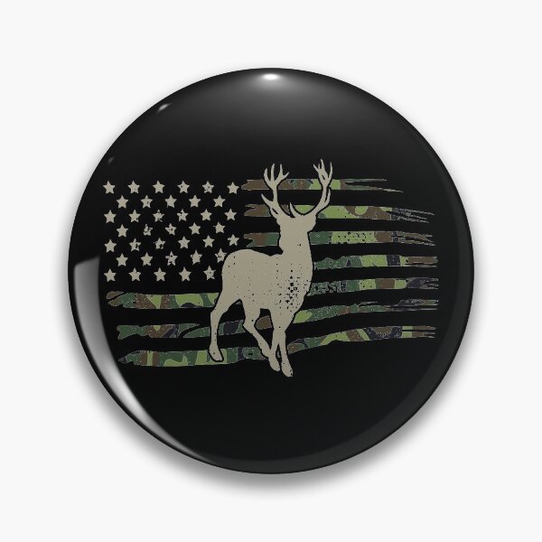 Item preview, Deer Hunting Camouflage American Flag designed and sold by Vanover Designs.