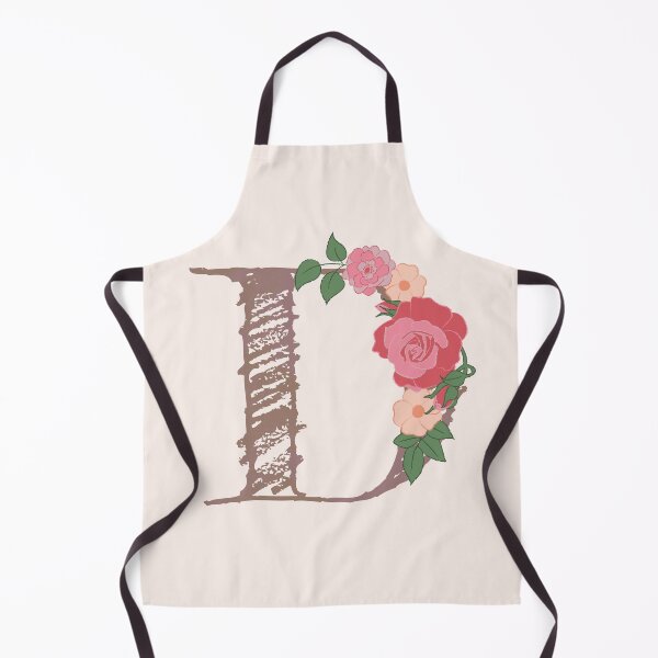 Item preview, Rose Gold Floral Letter "D" designed and sold by JPuckett-Design.