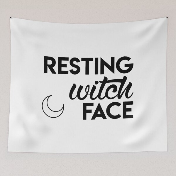 Item preview, RESTING WITCH FACE. designed and sold by hexianovae.
