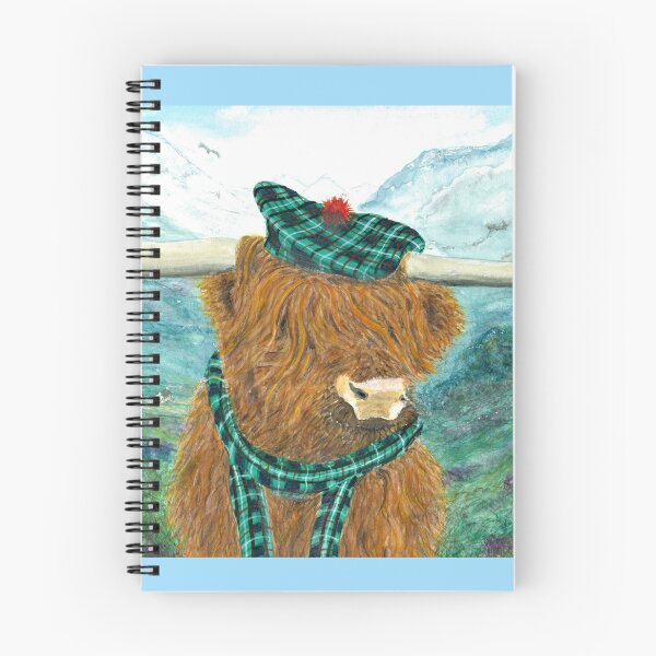 Item preview, highland cow Glendon designed and sold by Malc Sutherland.