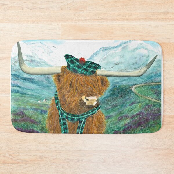 Item preview, highland cow Glendon designed and sold by Malc Sutherland.