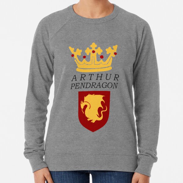 Arthur Pendragon Crest Print (BBC Merlin) Lightweight Sweatshirt