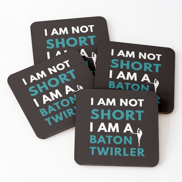 Item preview, I'm Not Short I'm A Baton Twirler, Rhythmic Gymnastics Quote, Funny Gymnastic designed and sold by Aerial Addicts.