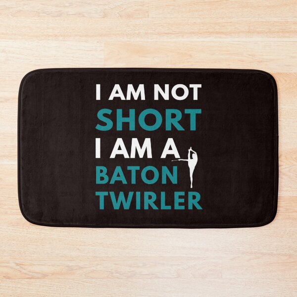 Item preview, I'm Not Short I'm A Baton Twirler, Rhythmic Gymnastics Quote, Funny Gymnastic designed and sold by Aerial Addicts.