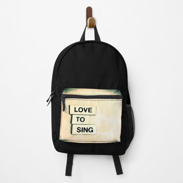 Item preview, Love to sing, Love to sing mug, Love to sing socks, Love to sing backpack designed and sold by PicsByMi.