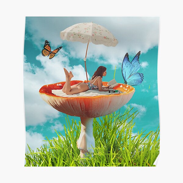 mushroom fairy Poster