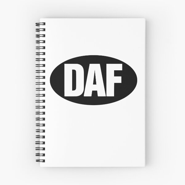 Item preview, DAF - White On Black. designed and sold by OriginalDP.