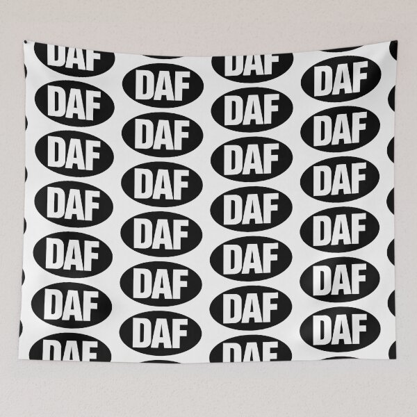 Item preview, DAF - White On Black. designed and sold by OriginalDP.