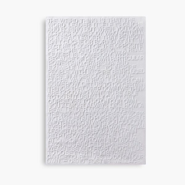 Item preview, David Foster Wallace's Definition of Leadership designed and sold by debbiemillman.