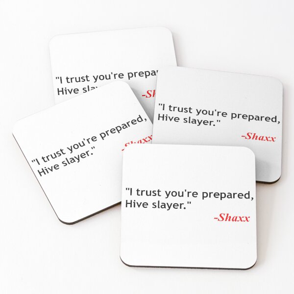Item preview, Shaxx quote designed and sold by ExploreStore.