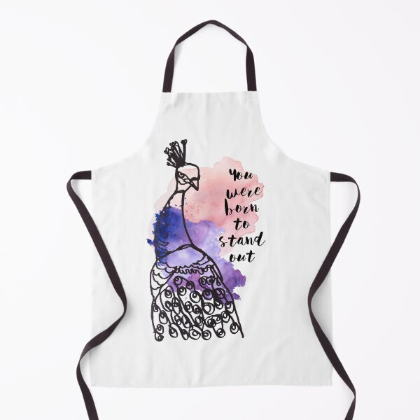 Item preview, Peacock line art You Were Born to Stand out designed and sold by orangerinka.