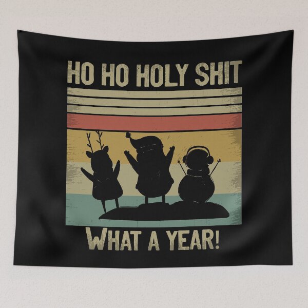 Item preview, Ho Ho Holy Shit What A Year christmas 2020 designed and sold by RedJazz.