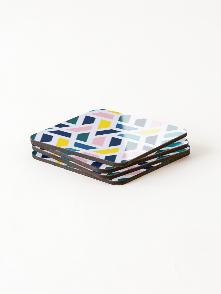 Thumbnail 4 of 5, Coasters (Set of 4), Geometric Pattern designed and sold by MarcSabuncu.