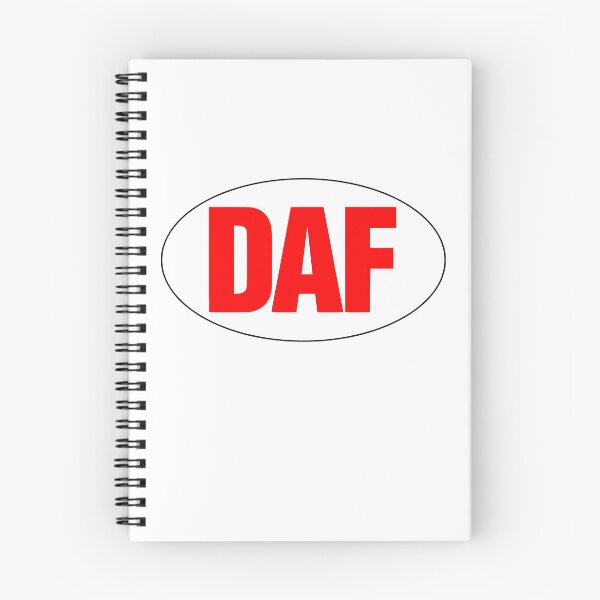 Item preview, DAF - Red On White. designed and sold by OriginalDP.