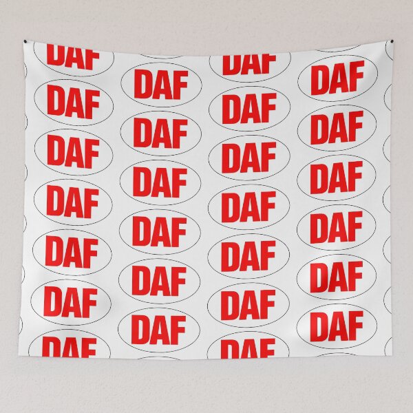Item preview, DAF - Red On White. designed and sold by OriginalDP.
