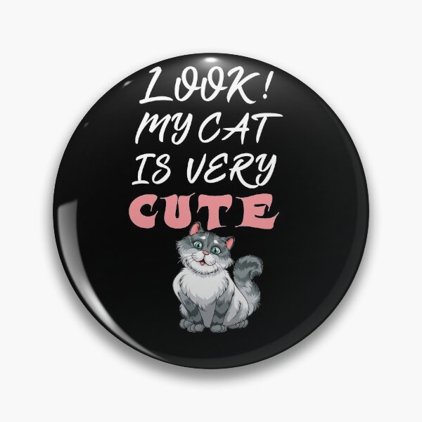Item preview, look my cat is very cute T-Shirt designed and sold by Roukystore.