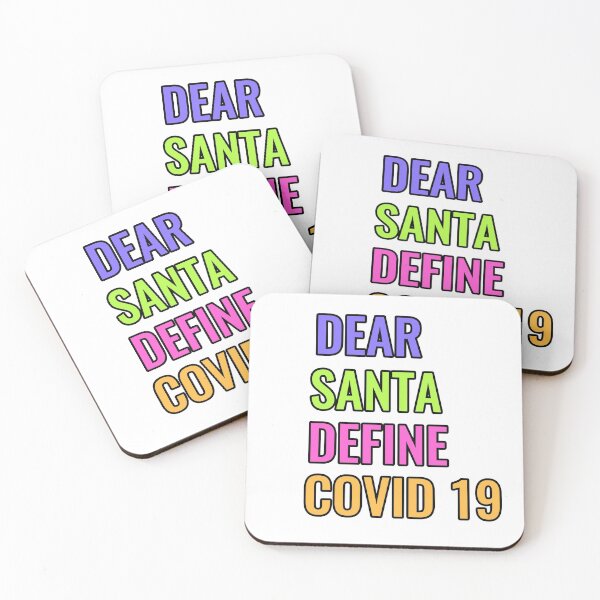 Item preview, Dear Santa Define COVID 19 Christmas in Quarantine designed and sold by younghopes.