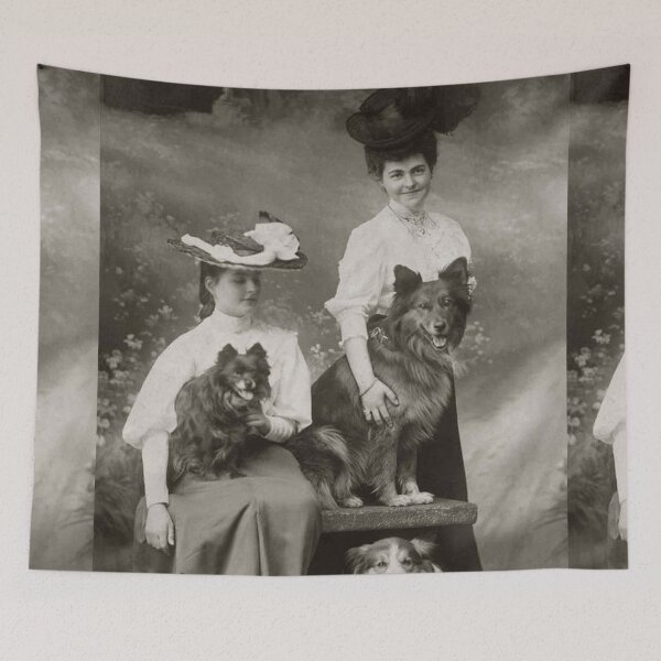 Item preview, Vintage dog photo women Dogs retro pet  designed and sold by Coolstuff4you71.