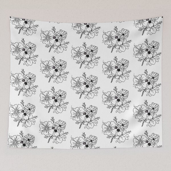 Item preview, Doodle Flowers designed and sold by HelloGrackle.