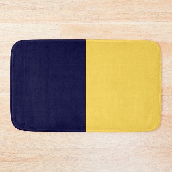 Item preview, Navy Blue And Mustard Yellow Half And Half designed and sold by rewstudio.