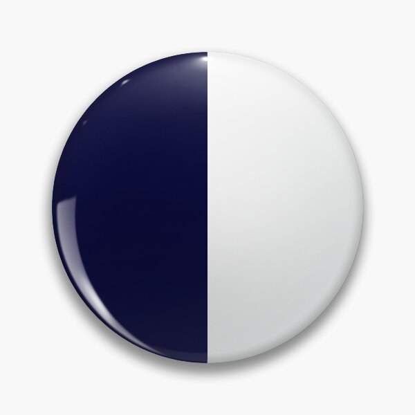 Item preview, Navy Blue And White Half And Half designed and sold by rewstudio.