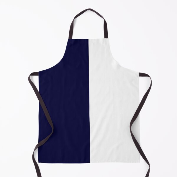 Item preview, Navy Blue And White Half And Half designed and sold by rewstudio.