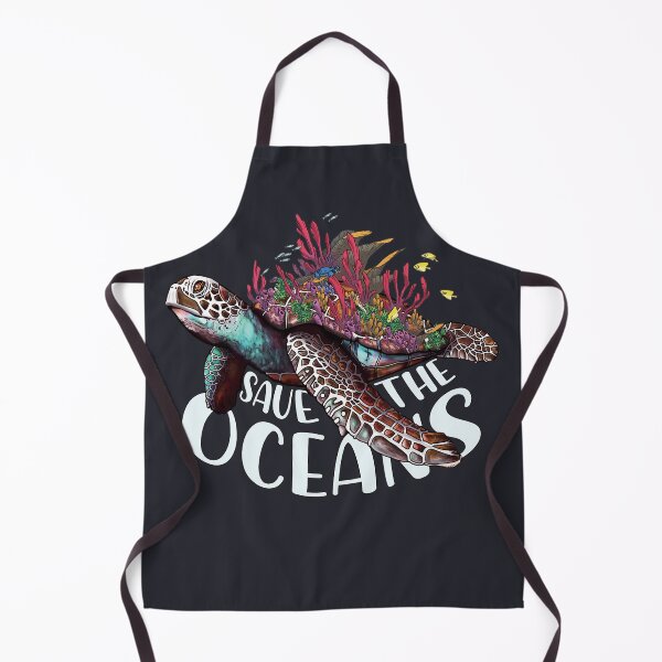Item preview, Save The Ocean Sea Turtle & Reefs Cartoon designed and sold by MrEddie10.