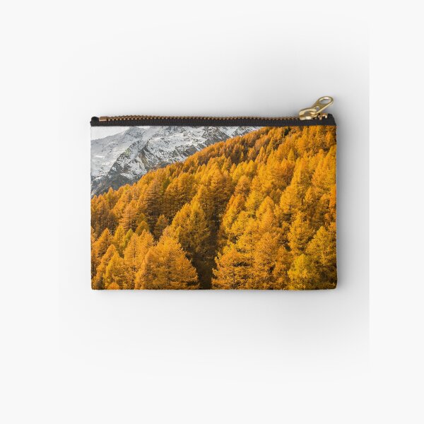 Item preview, Saas Fee Golden autumn in the Valais landscape designed and sold by seunglee.