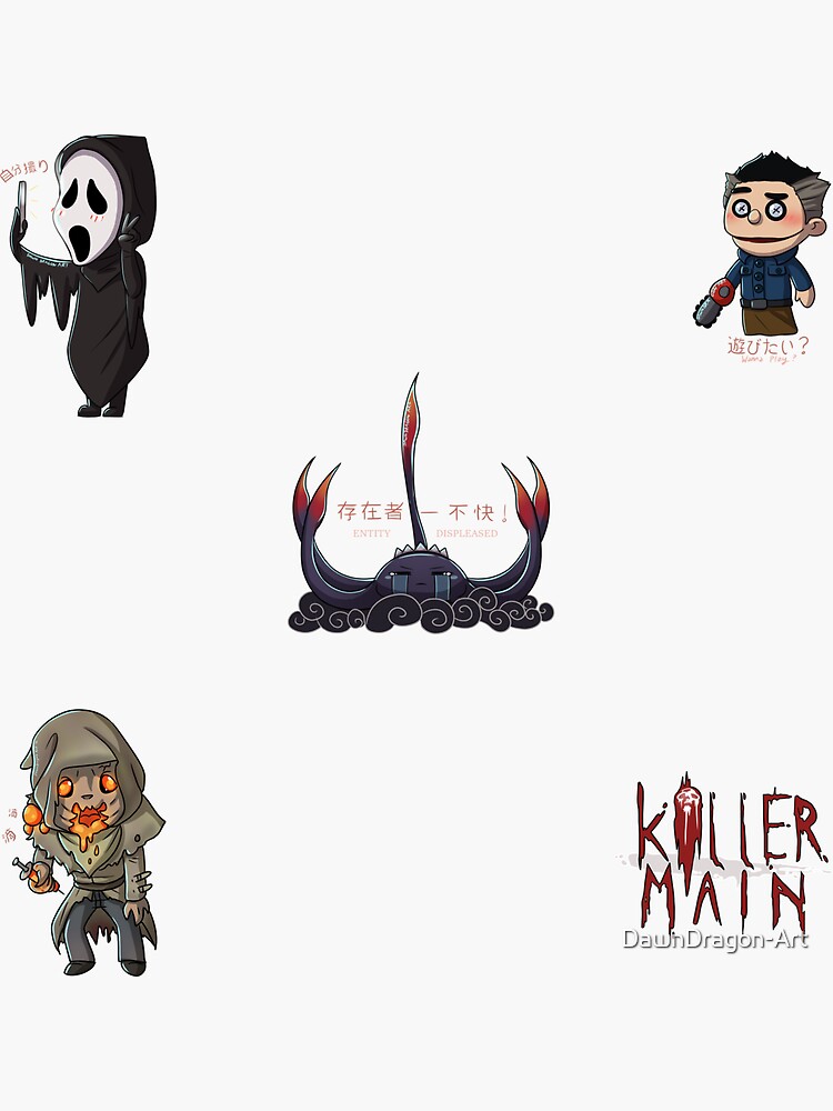 "Killer Sticker Pack 4" Sticker for Sale by DawnDragonArt Redbubble