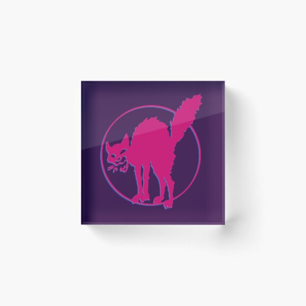 Item preview, Bisexual Pride Anarcho-syndicalist Cat Symbol Over the Heart designed and sold by Kole's Designs.