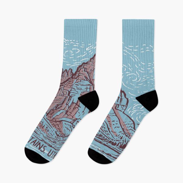 Item preview, Red Castle Lake and Mountain designed and sold by Langenhiker.