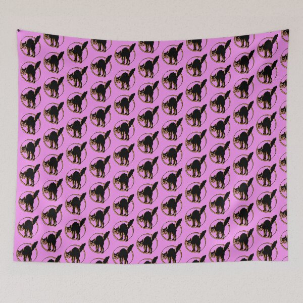 Item preview, Gay Pride Anarcho-syndicalist Cat Symbol Over the Heart designed and sold by Kole's Designs.